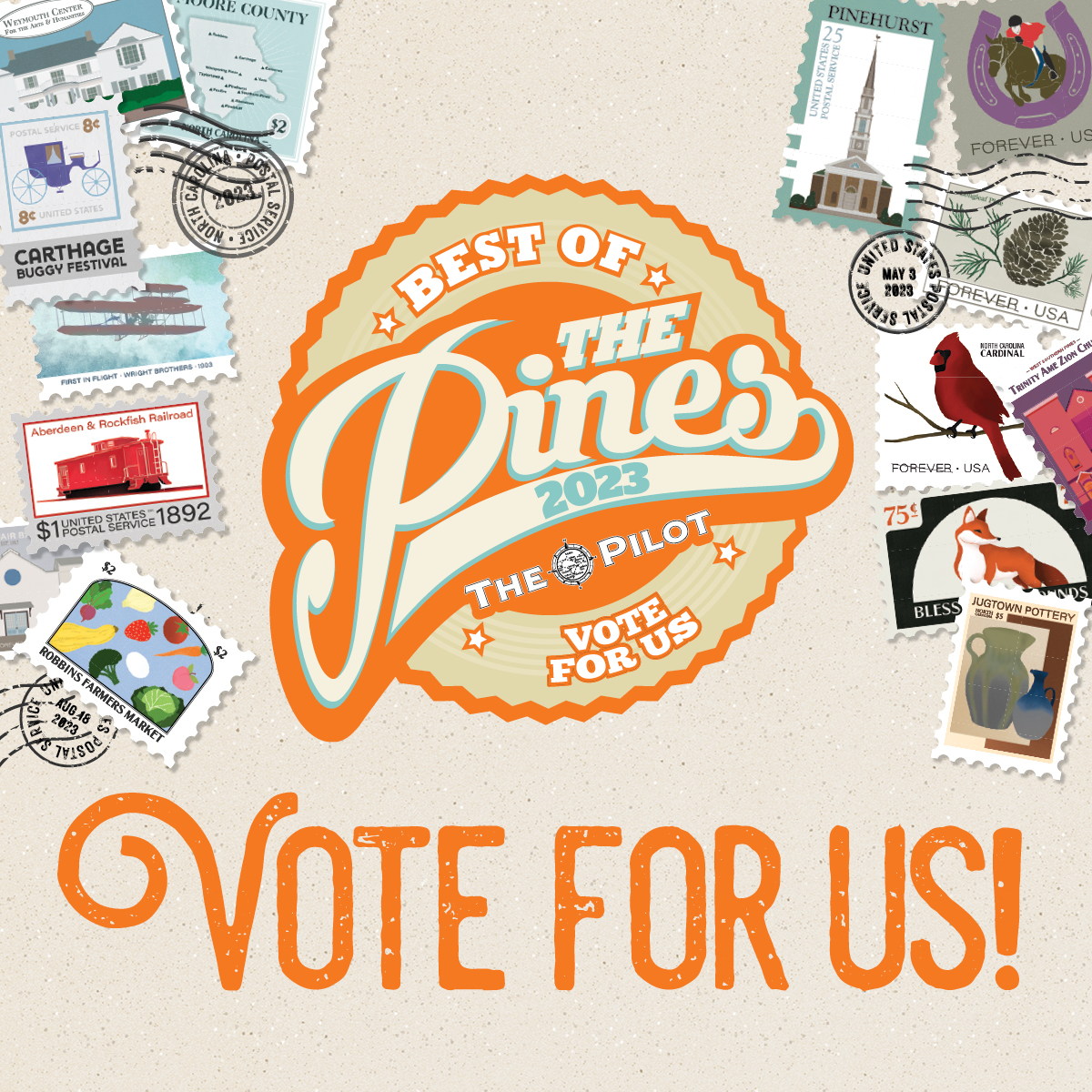 Social Media Images for Voting Best of the Pines 2025