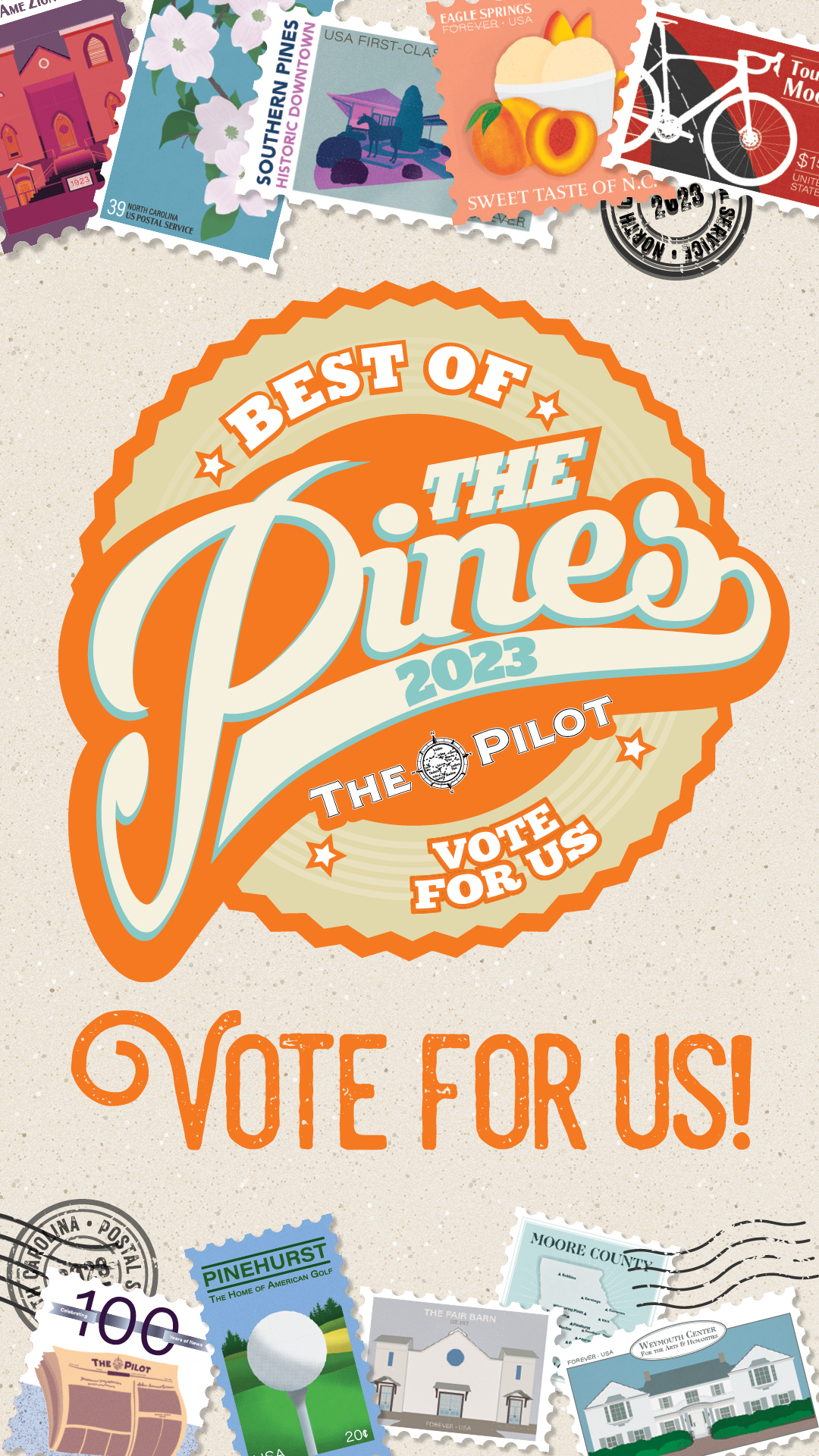 Social Media Images for Voting Best of the Pines 2025